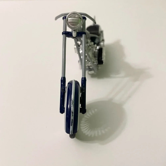 Toronto Maple Leafs Small Chopper Motorcycle Toy 6.5 Inch Long Flaws - Picture 14 of 16